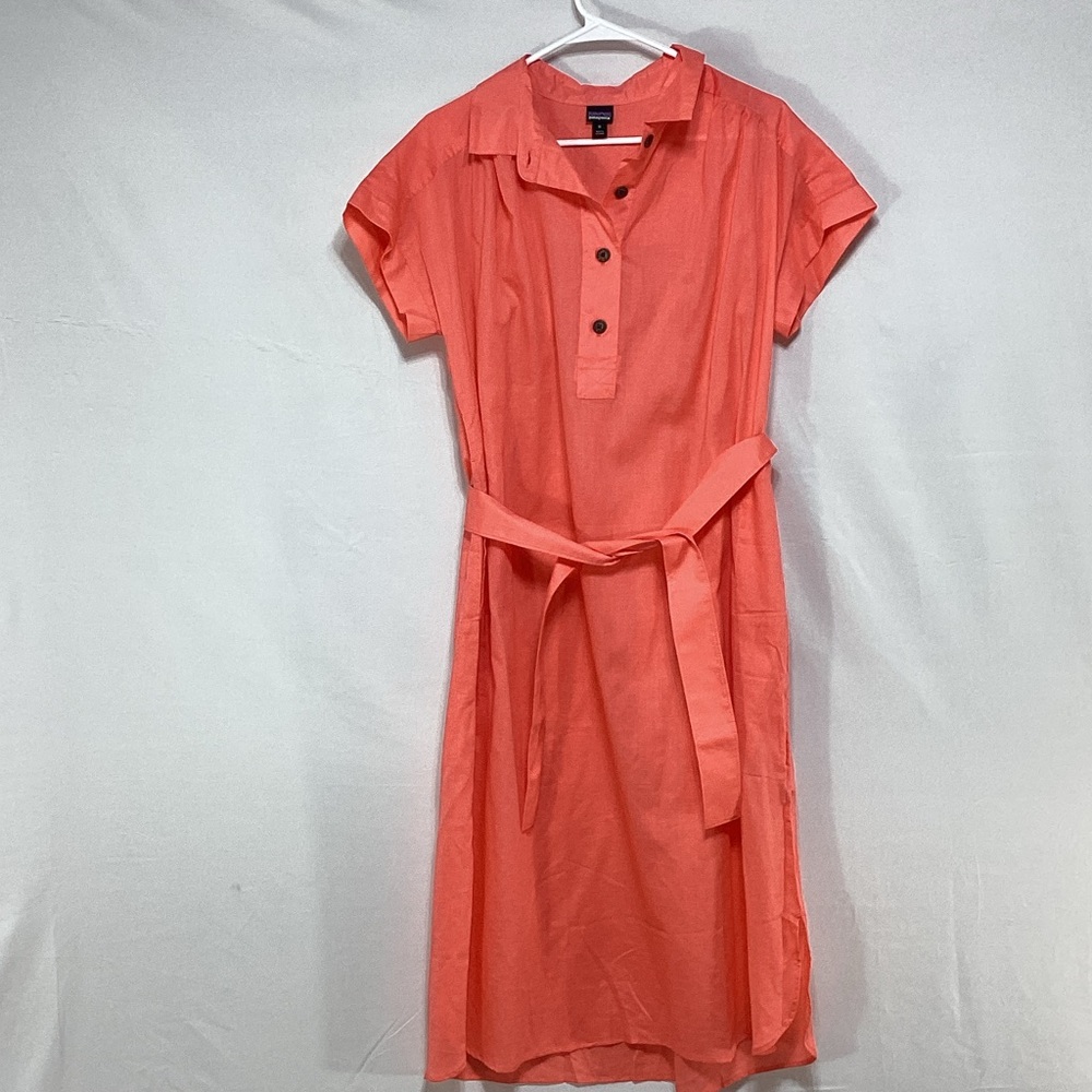 Patagonia Coral Midi Dress with Belt